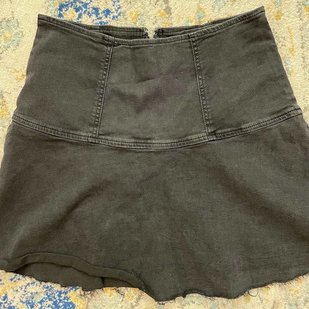 We The Free Jean Mini Skirt